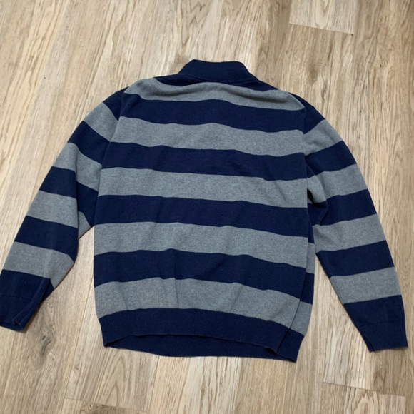 Vineyard Vines Striped Henley Mock Neck Pullover 100% Cotton MENS XL - Picture 4 of 6